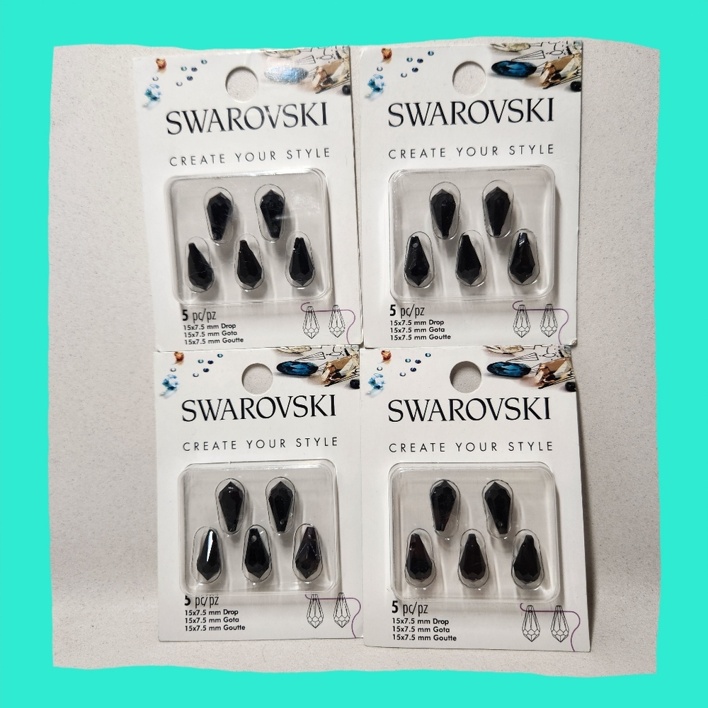 20 Swarovski Gems BEADS - Great for craft making, jewelry making, home decor 15